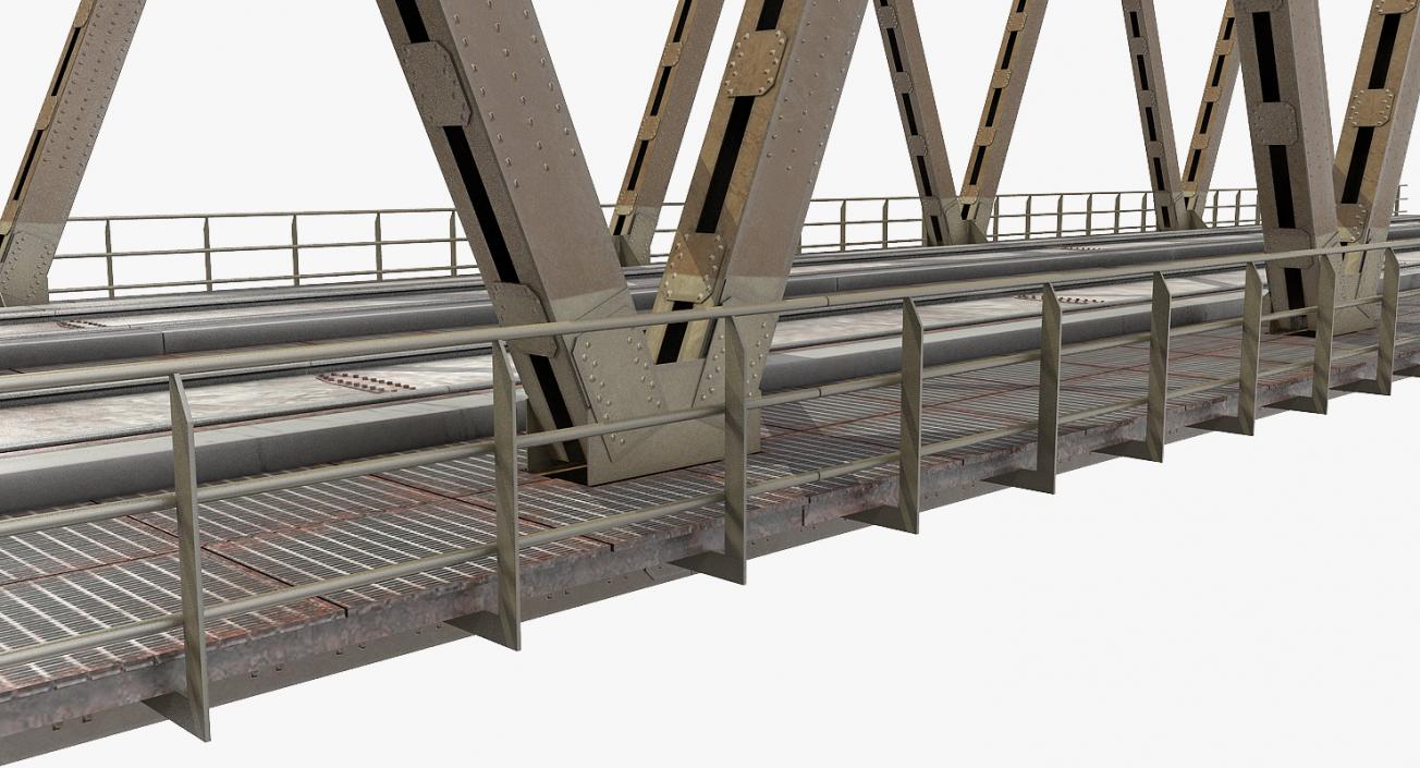 Railway Bridge Span 3D model