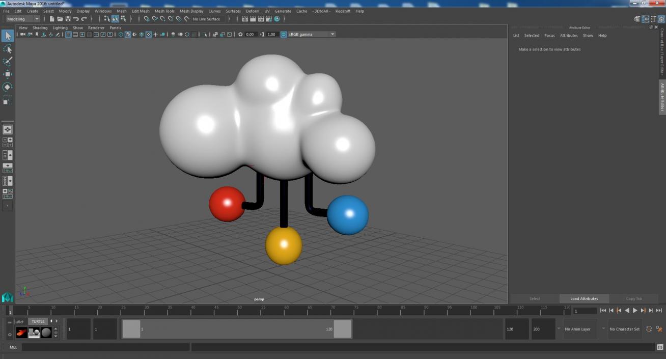 Cloud Database Concept Icon 3D