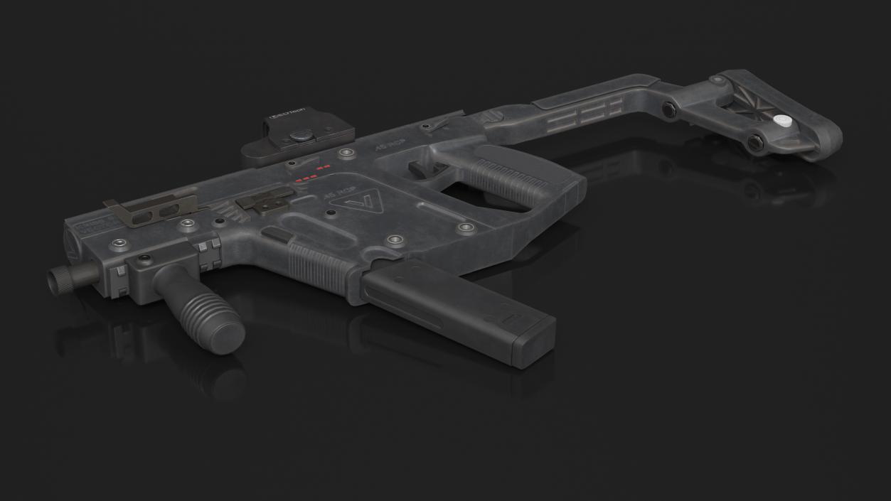 3D model Kriss Vector Rifle Game Weapon