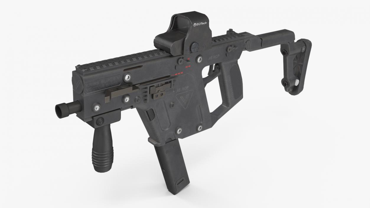 3D model Kriss Vector Rifle Game Weapon