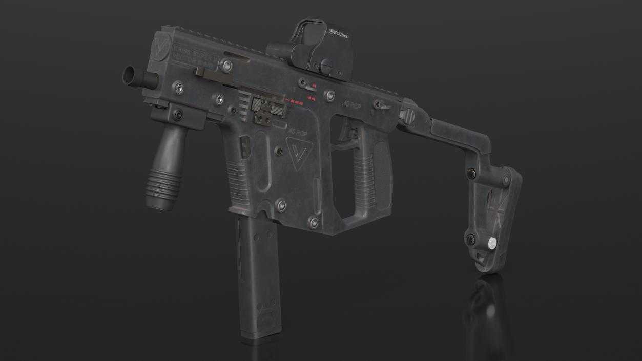 3D model Kriss Vector Rifle Game Weapon