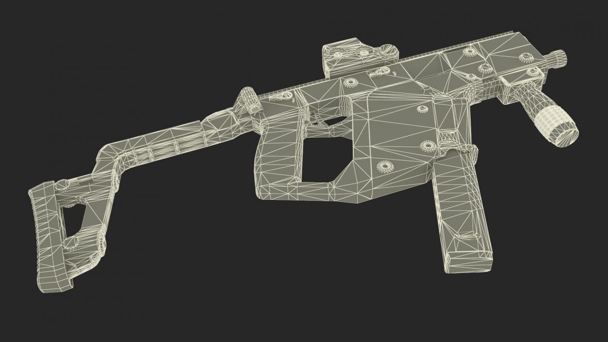 3D model Kriss Vector Rifle Game Weapon