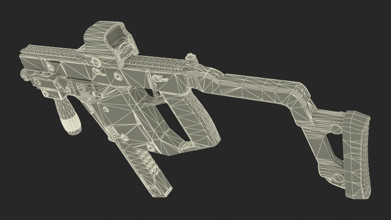 3D model Kriss Vector Rifle Game Weapon