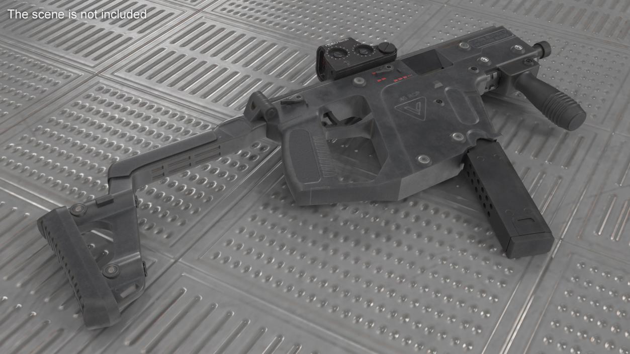 3D model Kriss Vector Rifle Game Weapon