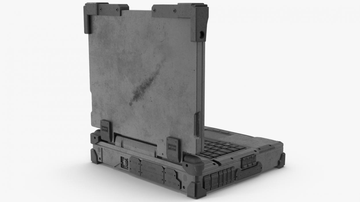 3D model Army Laptop Old