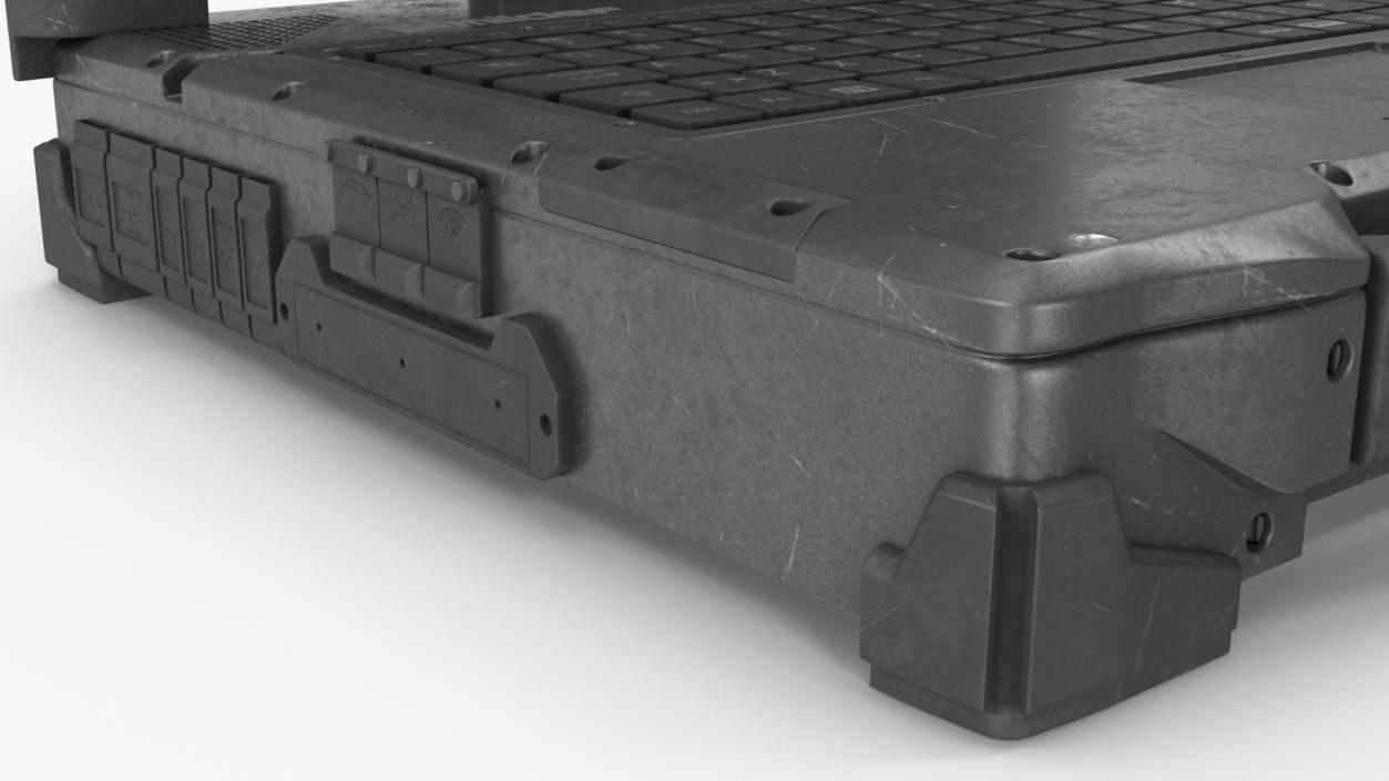 3D model Army Laptop Old