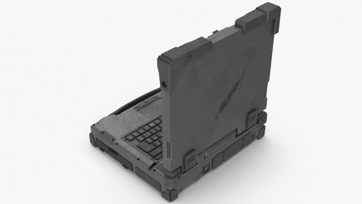 3D model Army Laptop Old