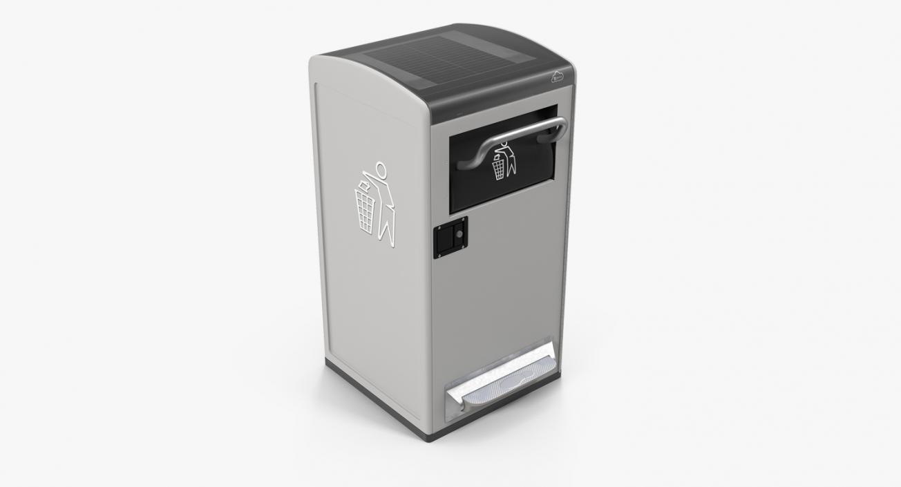 3D model Modern Solar Smart Bin Generic