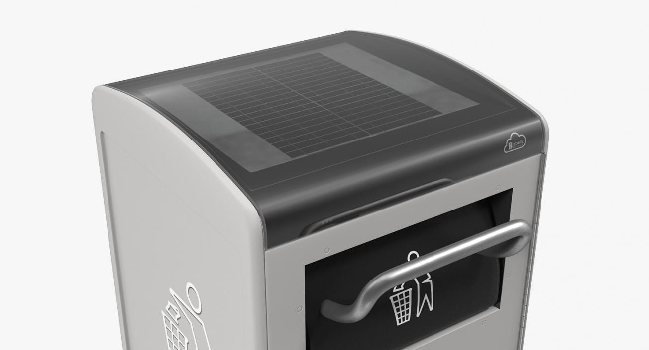 3D model Modern Solar Smart Bin Generic