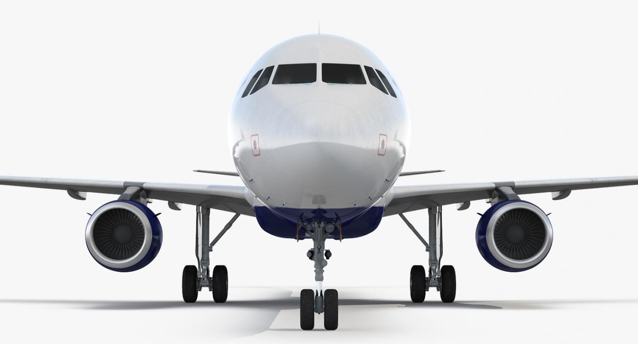 3D model Airbus A321 Delta Airlines with Interior