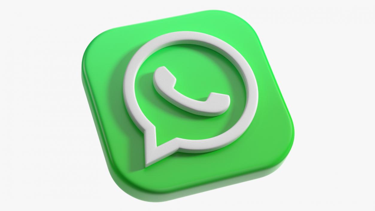 3D Whatsapp Icon model