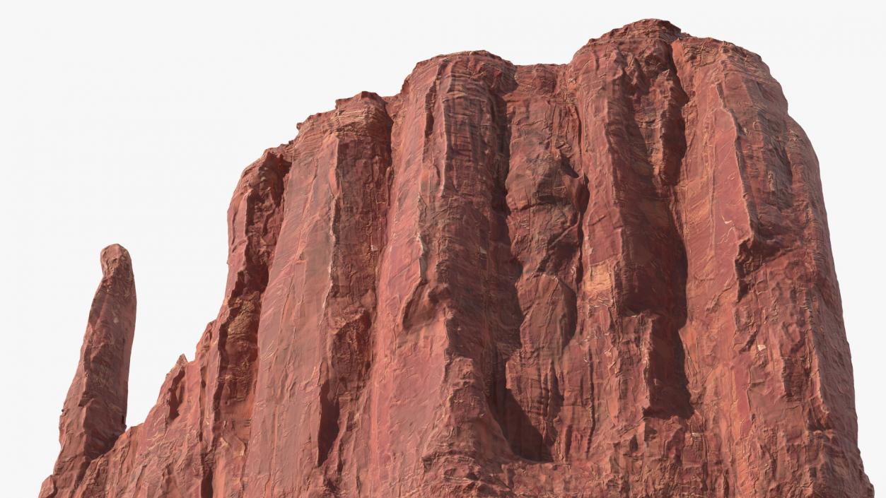 Monument Valley Mitten Buttes Rock Formation 3D model