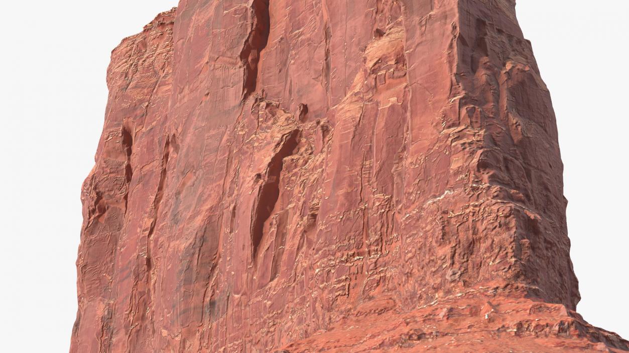 Monument Valley Mitten Buttes Rock Formation 3D model