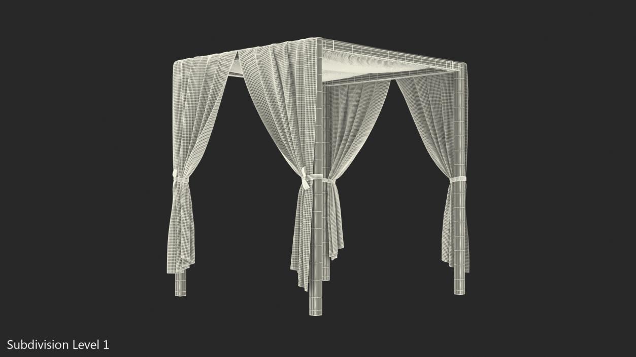 3D Wooden Outdoor Canopy