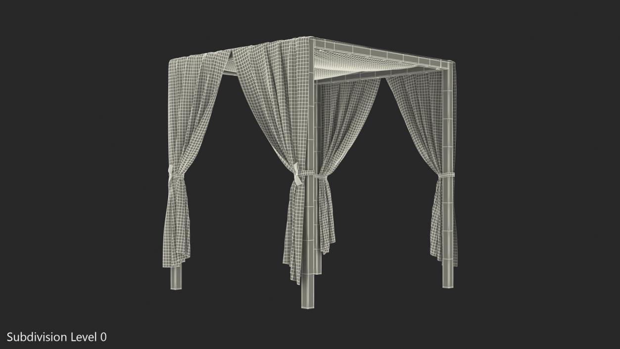 3D Wooden Outdoor Canopy