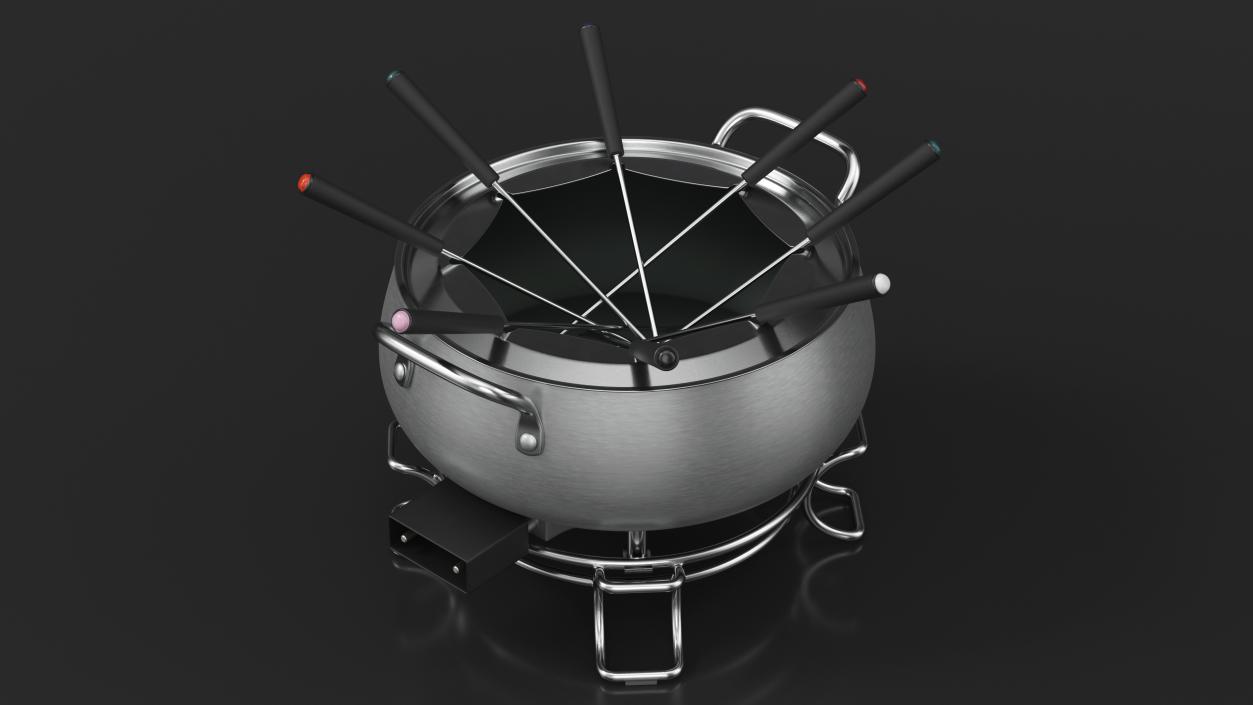 Electric Fondue Set 3D model