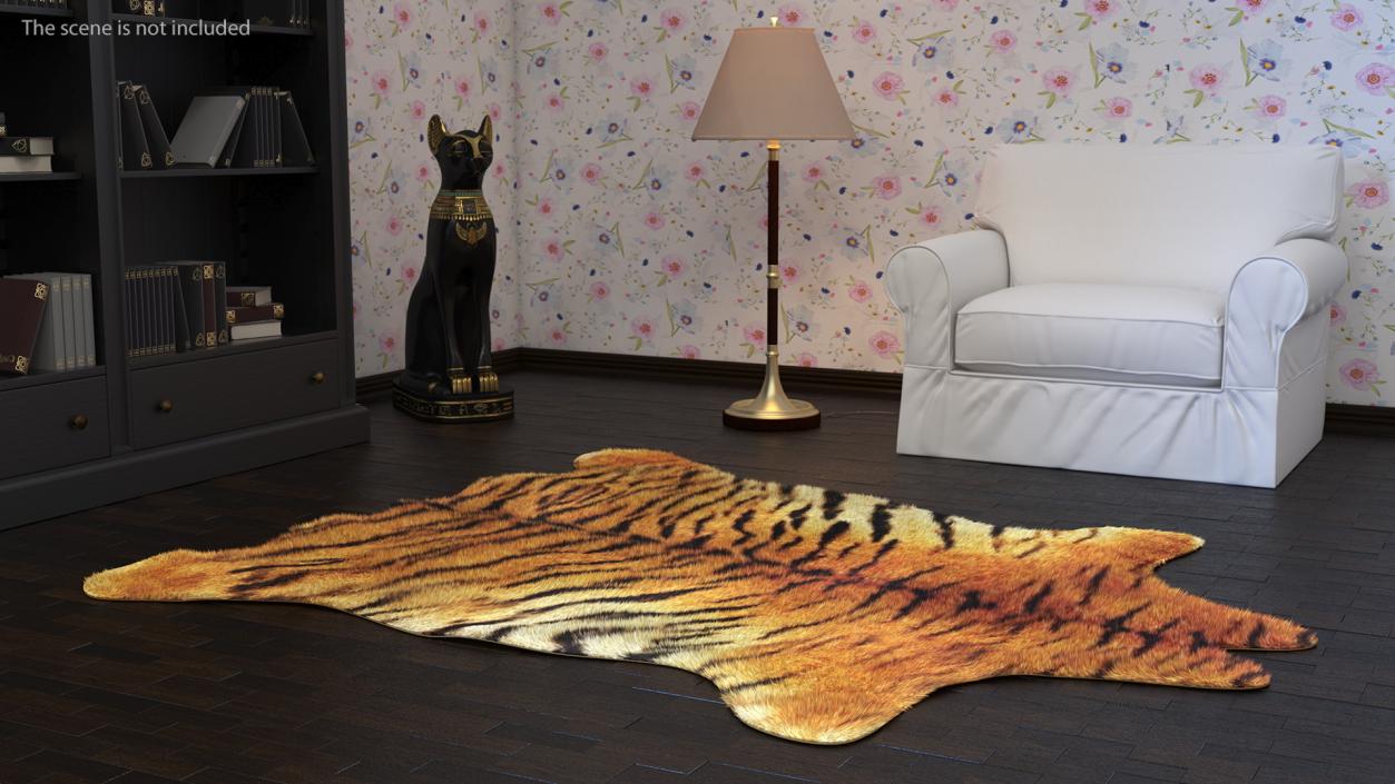 3D Animal Rugs with Fur Collection 2 model