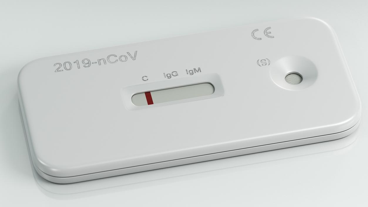 3D model Negative 2019 nCoV Rapid Diagnostic Test