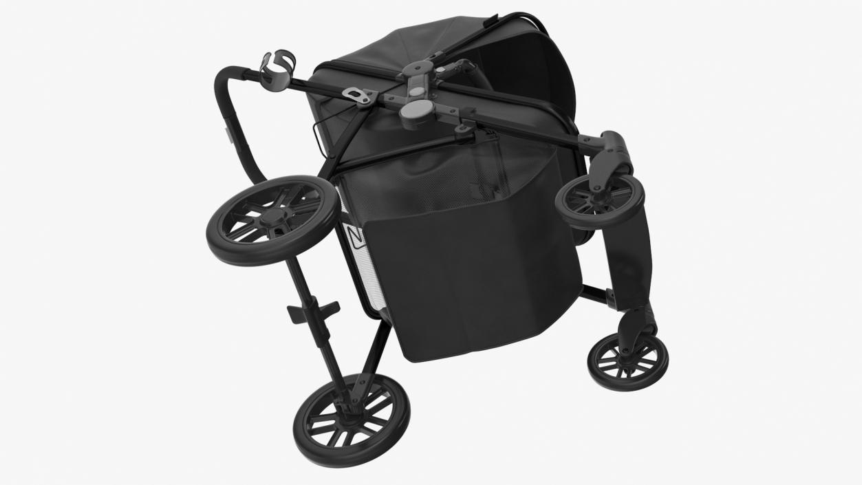 Foldable Walking Baby Stroller 2 3D