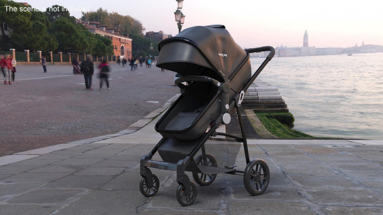 Foldable Walking Baby Stroller 2 3D