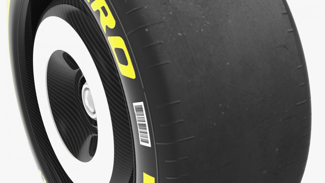 Formula 1 Pirelli PZero Wheel 3D model