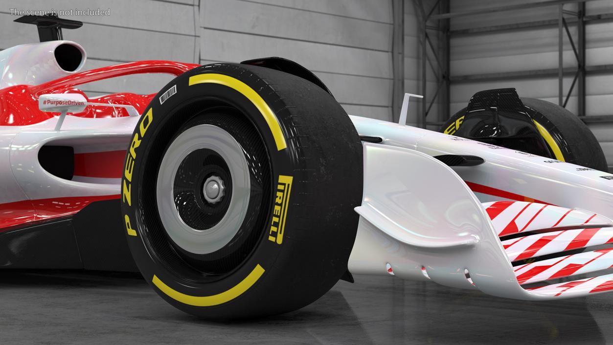 Formula 1 Pirelli PZero Wheel 3D model