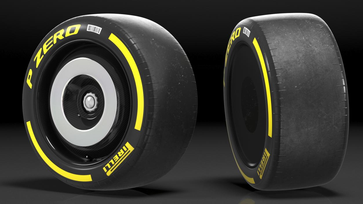 Formula 1 Pirelli PZero Wheel 3D model