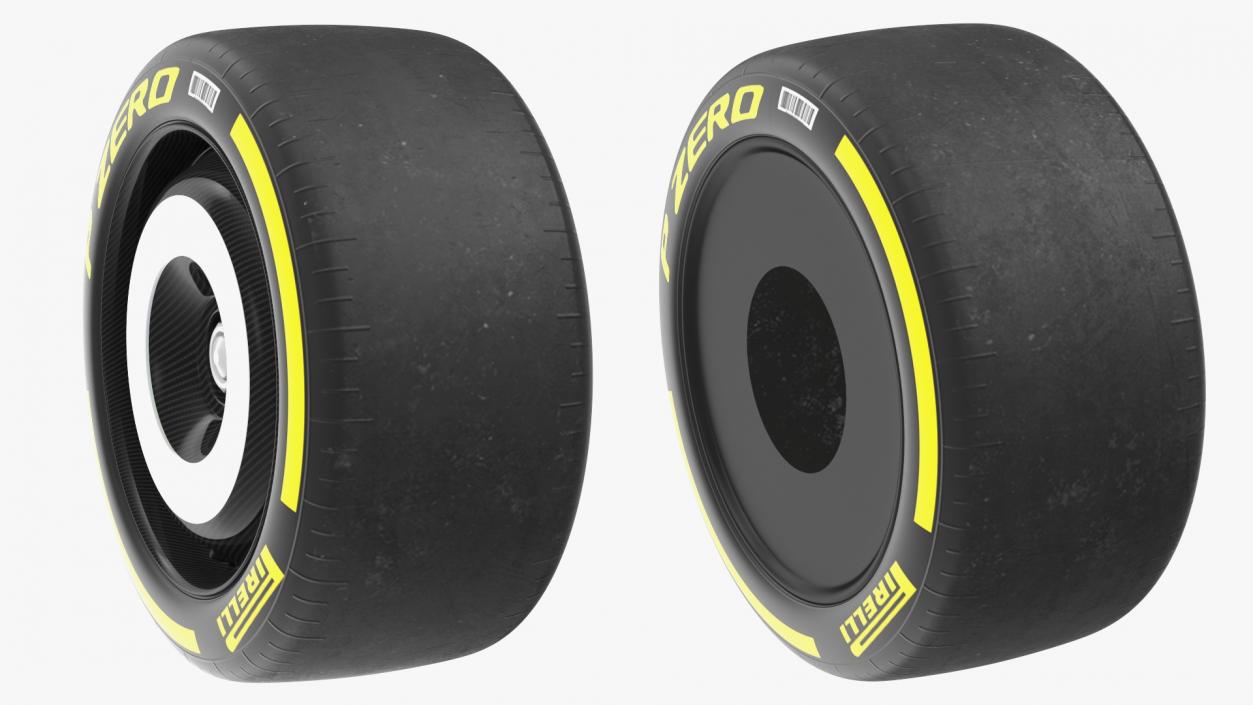 Formula 1 Pirelli PZero Wheel 3D model