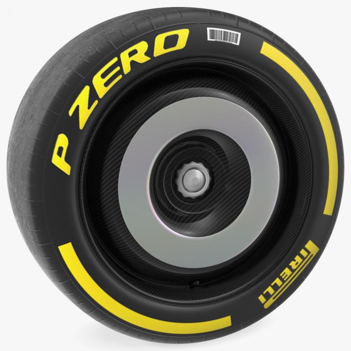 Formula 1 Pirelli PZero Wheel 3D model