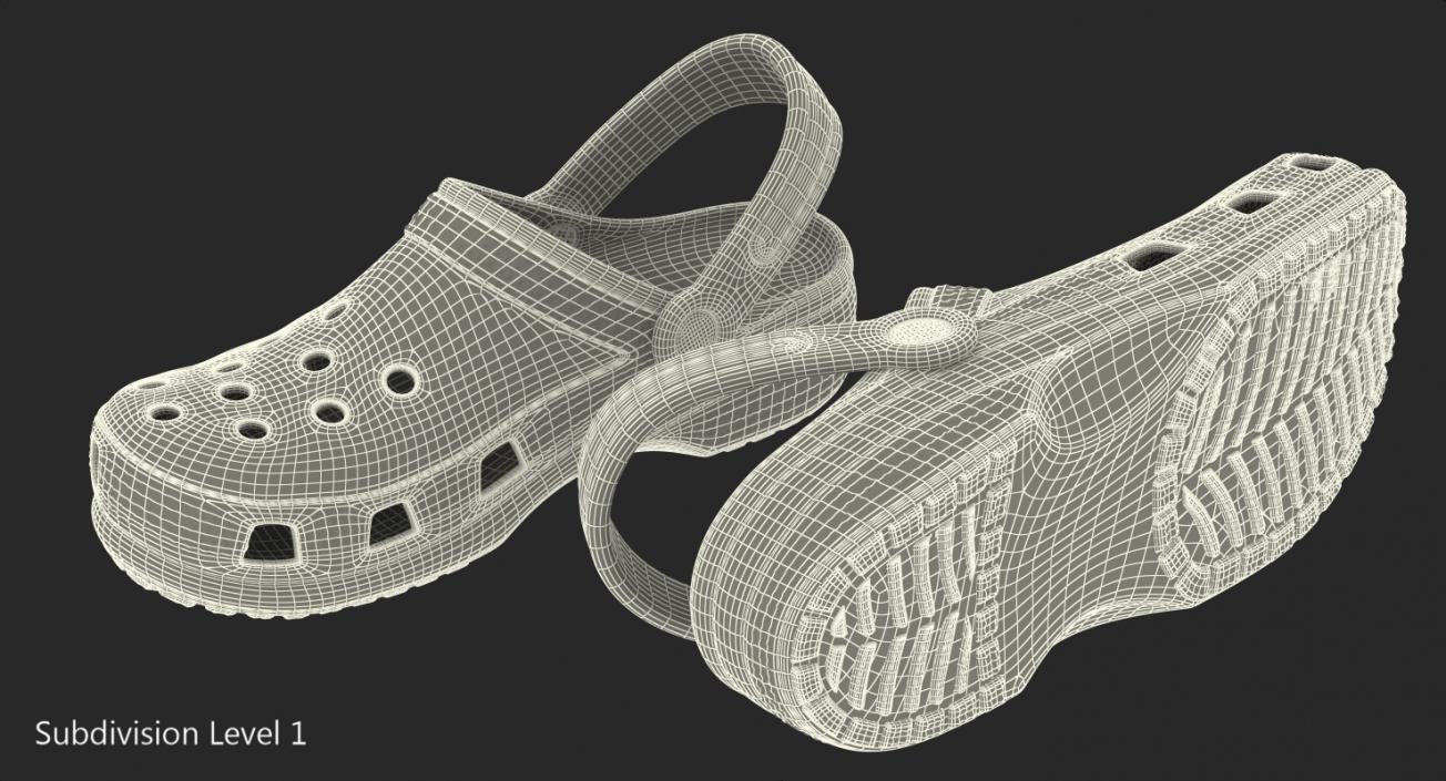 Casual Sandals 3D model