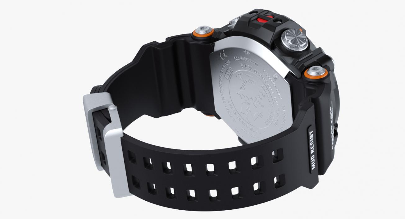 3D Sports Watch Shock Resistant model