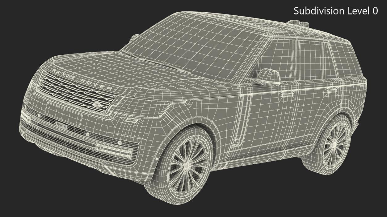 Range Rover 2022 Simple Interior 3D