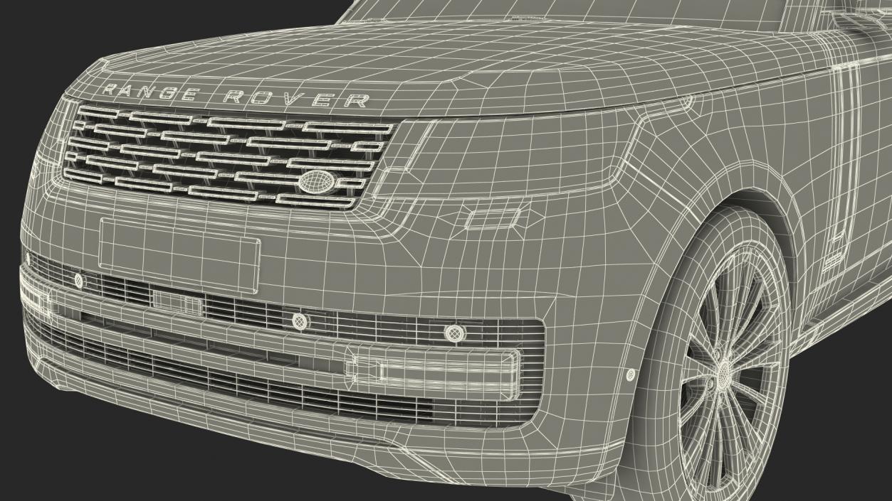 Range Rover 2022 Simple Interior 3D