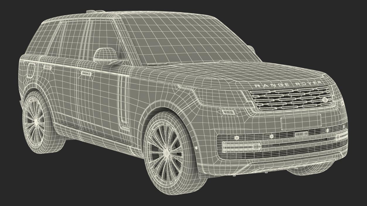 Range Rover 2022 Simple Interior 3D