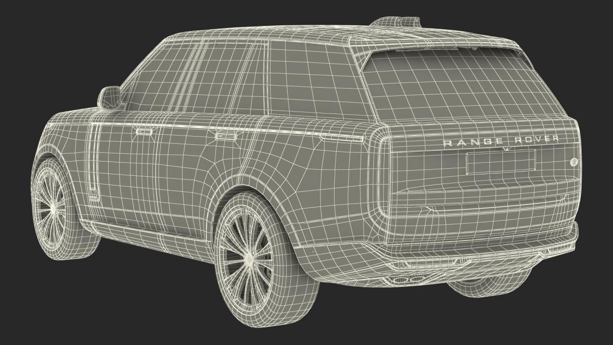 Range Rover 2022 Simple Interior 3D