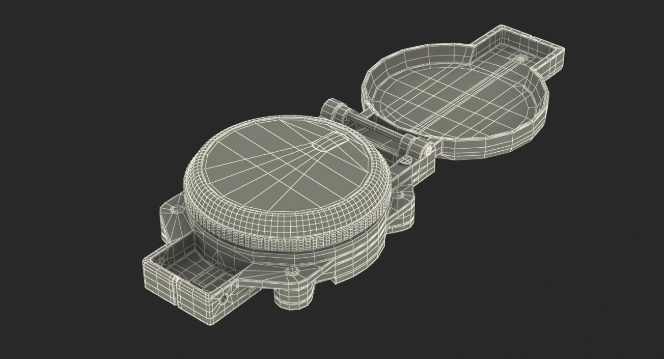 3D model Tourist Compass