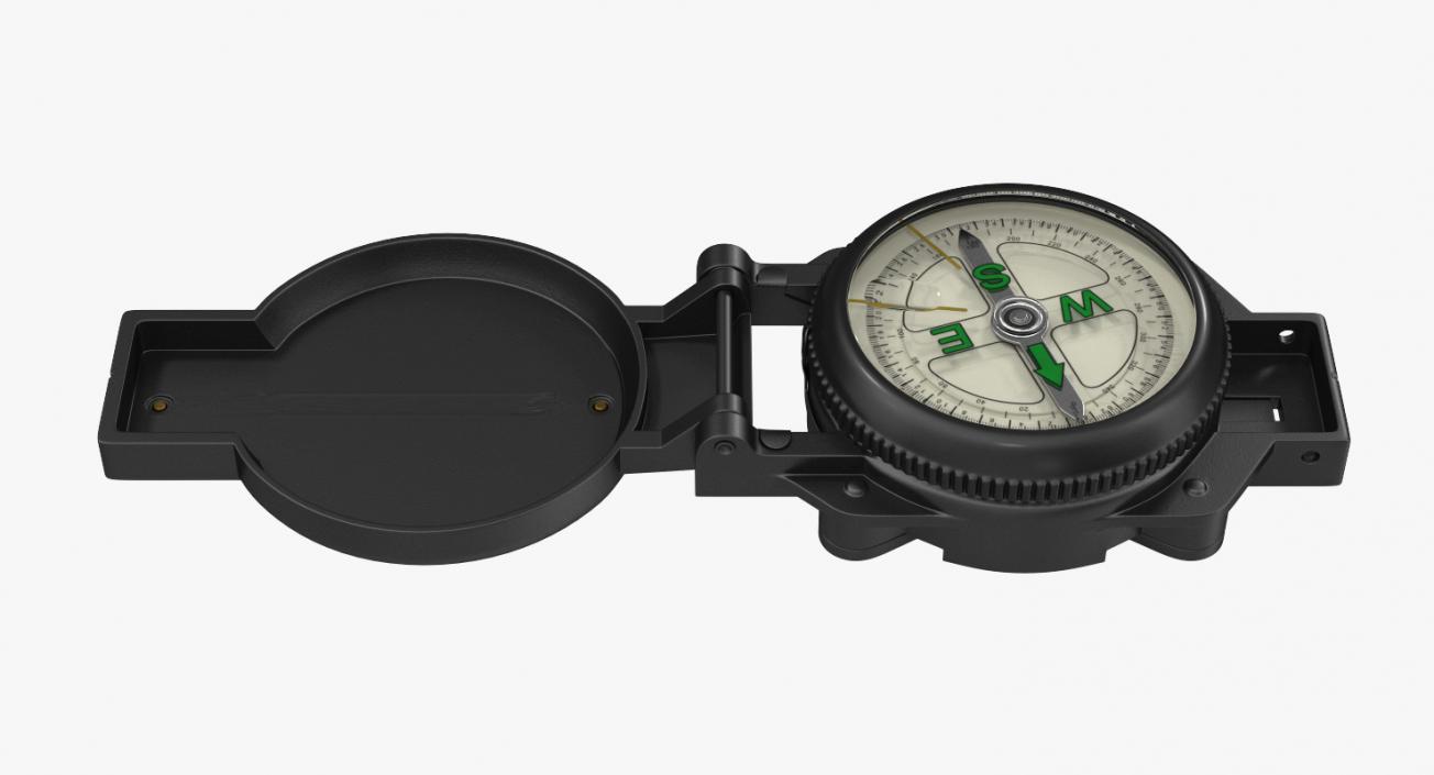 3D model Tourist Compass