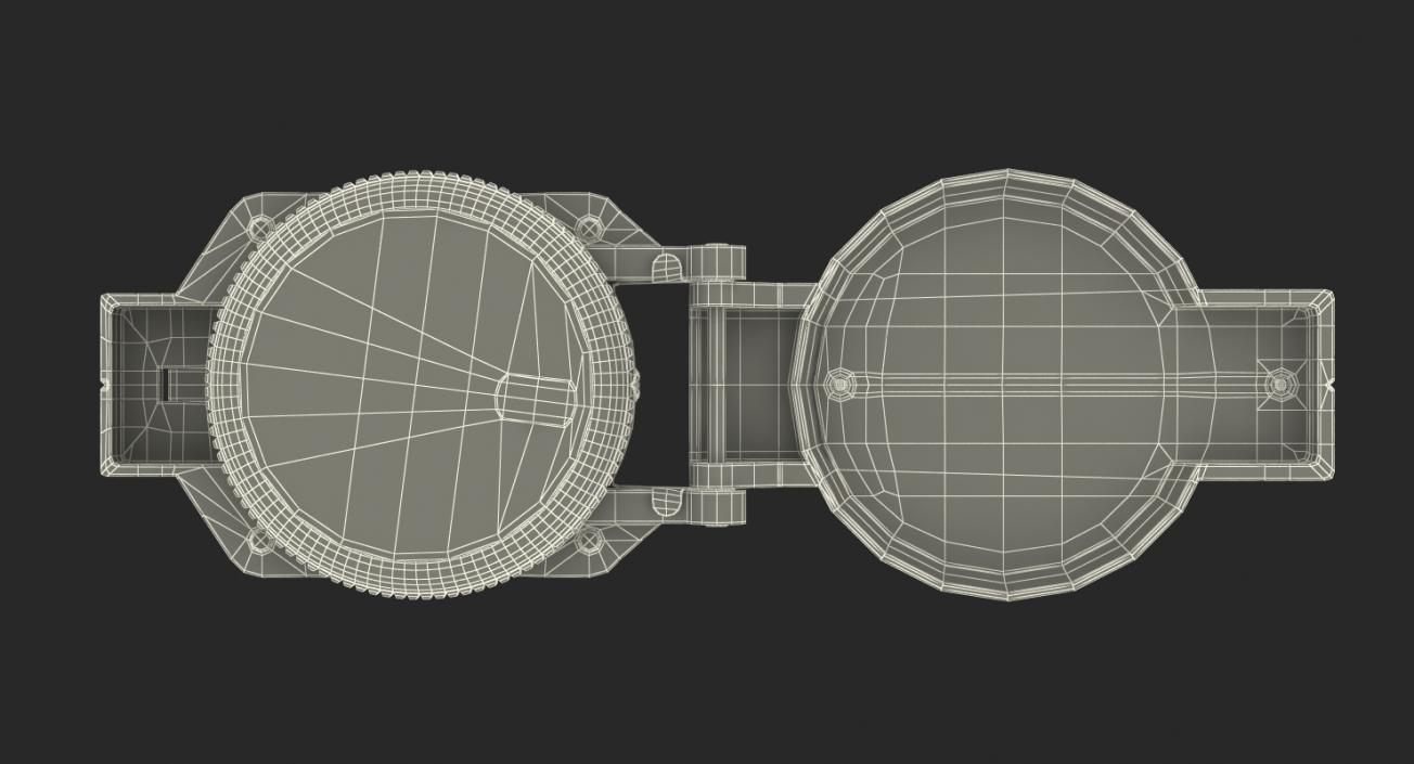 3D model Tourist Compass