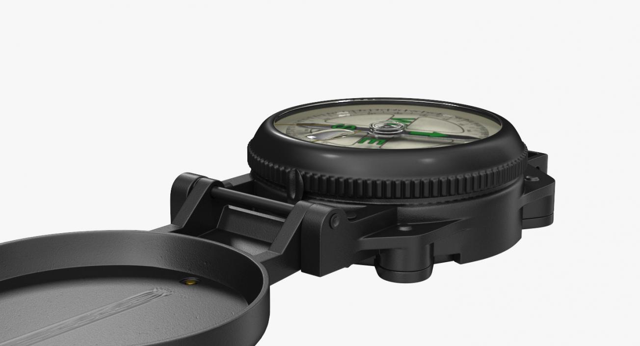 3D model Tourist Compass