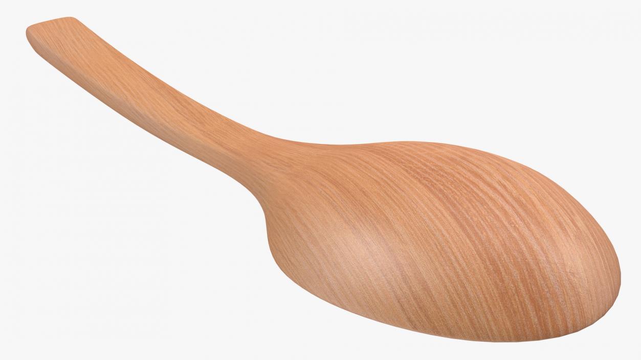 3D Split Mung Bean in Wooden Spoon