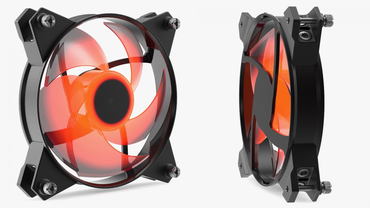 3D 120mm Case RGB Fan model