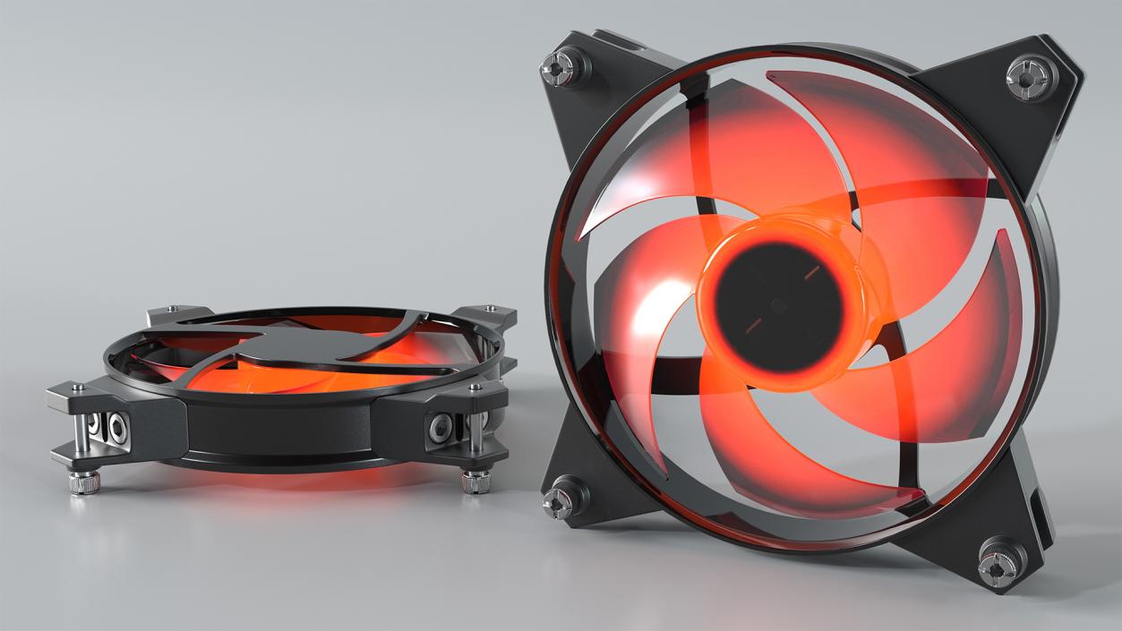 3D 120mm Case RGB Fan model