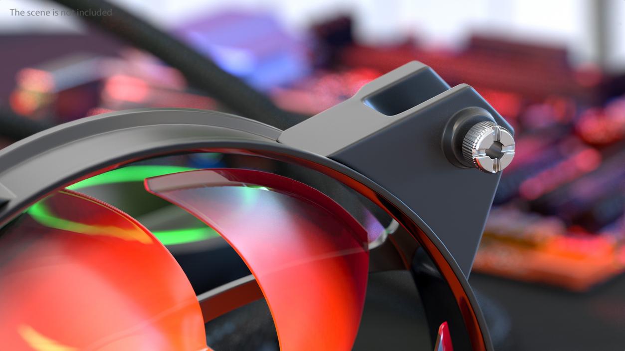 3D 120mm Case RGB Fan model