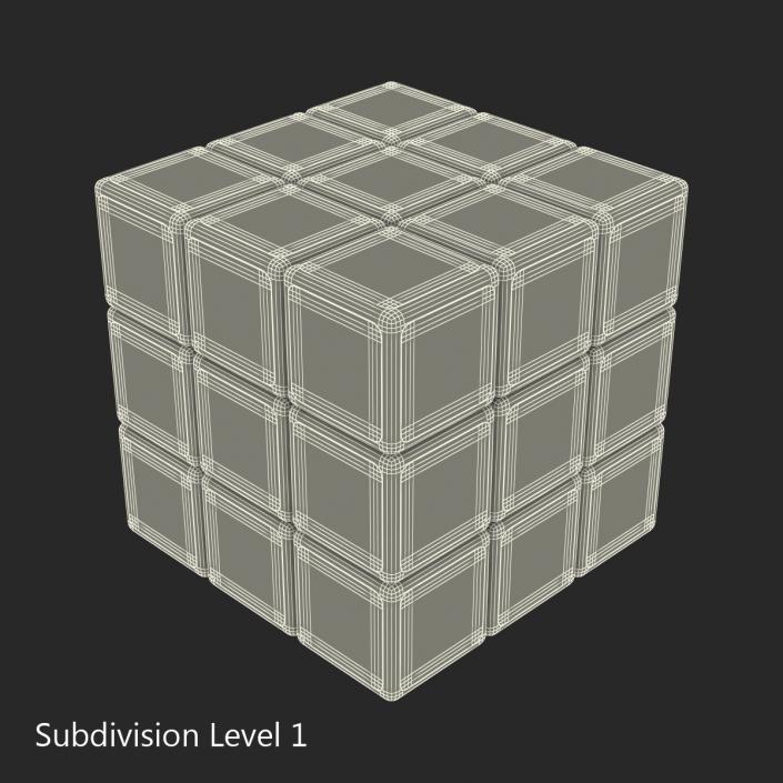 3D Rubiks Cube 2 model