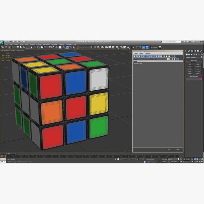 3D Rubiks Cube 2 model