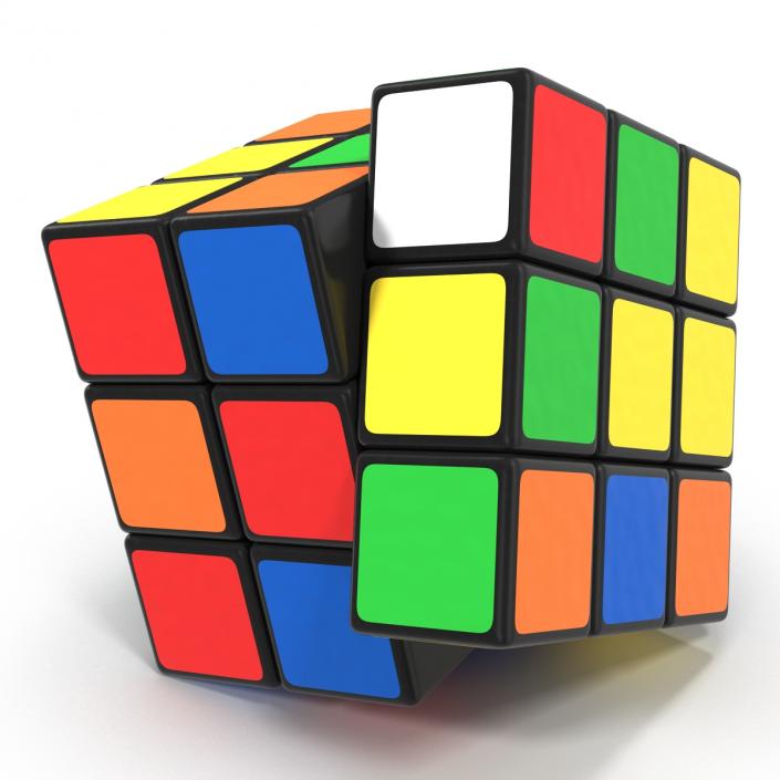 3D Rubiks Cube 2 model