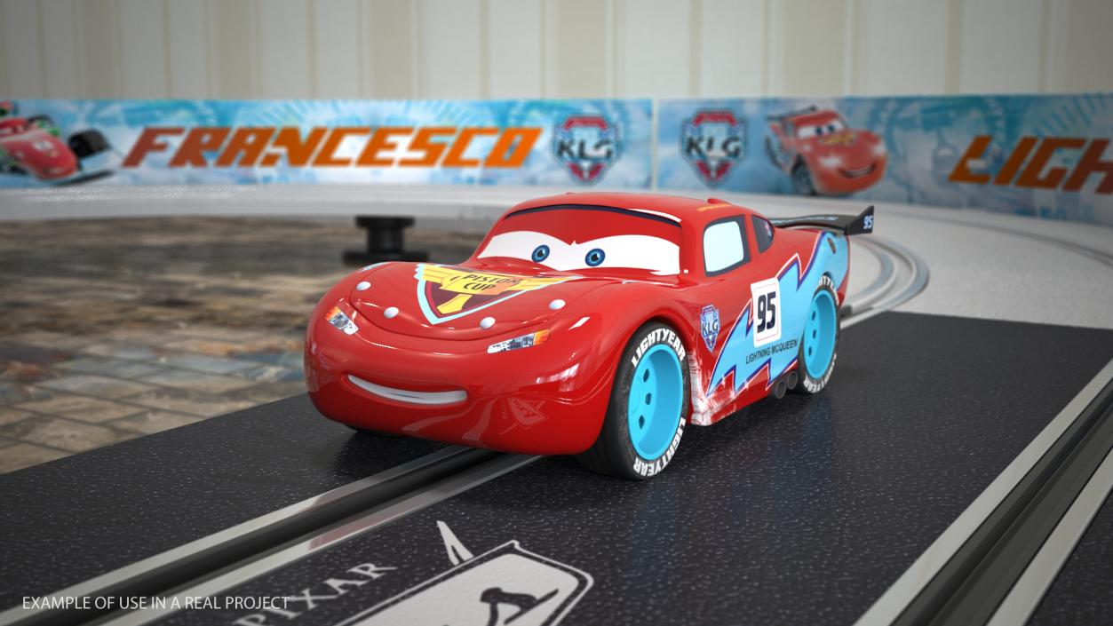 3D model Lightning McQueen Car Toy