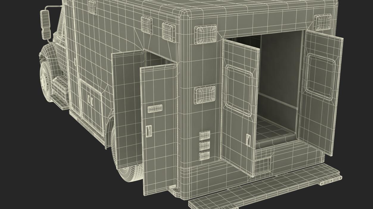 3D model International Durastar Medical Services Unit Rigged for Maya