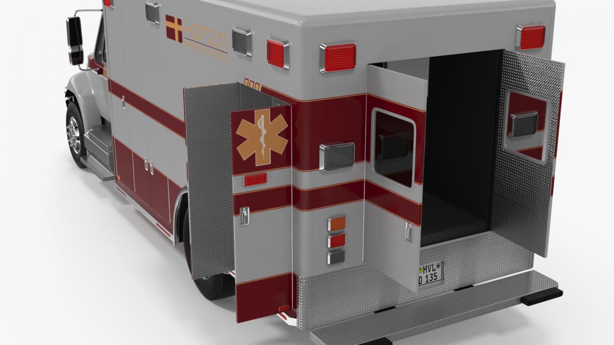 3D model International Durastar Medical Services Unit Rigged for Maya