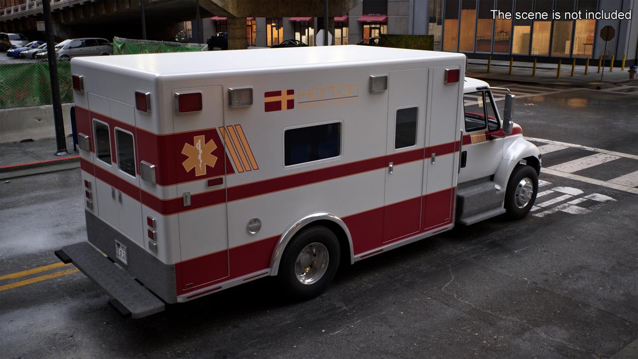 3D model International Durastar Medical Services Unit Rigged for Maya